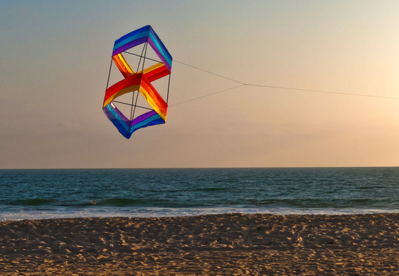 My kite flies parallel
